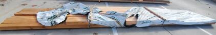Orepac 4x8x16ft Douglas Fir/SPF Beams &ndash; 8 Pieces, Rough Sawn, Untreated Structural Lumber