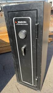 Stack-On Armorguard 24-Gun Fireproof Safe with Electronic Lock, Black
