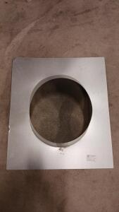 Hearth & Home Technologies RF570 Roof Flashing, 0-6/12 Pitch, Galvanized Steel, 11" ID