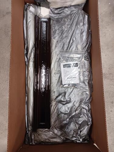Quadra-Fire Cast Surround Trim Set, Porcelain Brown, for Multiple Fireplace Inserts