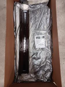 Quadra-Fire Cast Surround Trim Set, Porcelain Brown, for Multiple Fireplace Inserts