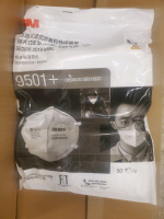 (OFFSITE) 3M 9501+ KN95 Particulate Respirator Masks, 500 Masks per Case, Earloop Design - 3
