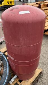 Large 60-Gallon Vertical Hydronic Expansion Tank, 38 PSI Max, Steel, 1.25" NPT Connections