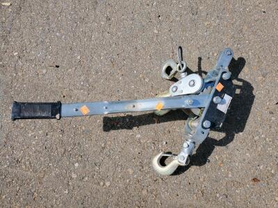 Handi-Man/Master Manual Cable Winch Puller - 8,000 lb Double Line Capacity