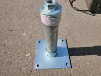 Standon S89 Flanged Adjustable Pipe Support, 2" Pipe, Galvanized Steel - 2