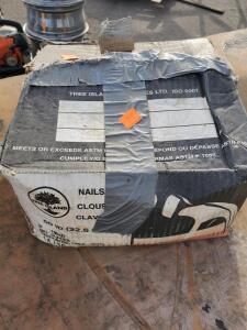 Tree Island 3" (16d) Duplex Nails 50 lbs Bulk Box ASTM F1667 Bright Finish Double-Headed