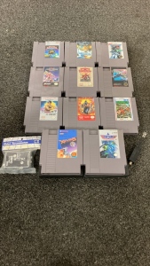 Vintage Nintendo Game Cartridges