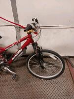 Novara Tangent 24 Mountain Bike, 24" Wheels, Front Suspension, Alloy Frame, Red, Rear Rack - 2