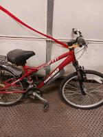 Novara Tangent 24 Mountain Bike, 24" Wheels, Front Suspension, Alloy Frame, Red, Rear Rack - 3