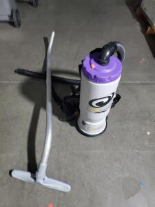 ProTeam Super QuarterVac Backpack Vacuum Cleaner, 6 Qt Capacity, 1188W Motor