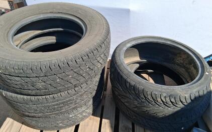 Toyo Open Country H/T LT225/75R16 Truck Tires & Federal 215/40ZR18 595 Performance Tires Set