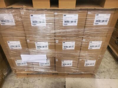 (OFFSITE) 3M 9002 KN90 Particulate Respirator Masks, Bulk-Pack, 12,000 Units, Exp 2025, Palletized
