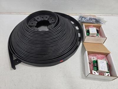 Hochiki DCP-SOM Fire Alarm Output Modules (2x, 2013) + 75ft Safety Edge Sensor Strip, 1.75in
