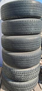 Bridgestone Dueler A/T Ascent 265/70R17 Tires with Steel Wheel, Set of 6