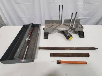 Nobex Proman 110 Manual Miter Box Saw System, Bench Mount, Cast Aluminum, w/ Accessories
