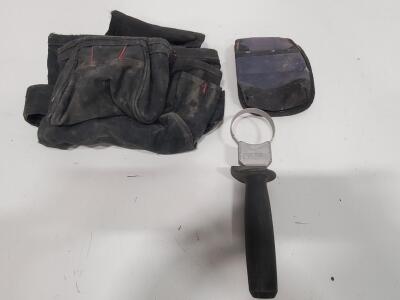 RIDGID Pipe Reamer 1/8"&ndash;2" with Two Tool Pouches, Hardened Steel Blade, Approx. 7" Length