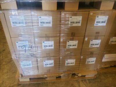 (OFFSITE) 3M 9001 KN90 Particulate Respirator Masks, 12,000 Masks Bulk, Exp 2025, Sealed Pallet