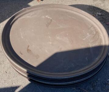 Large Lot of Restaurant Serving Trays to Deliver Delicious Entrees