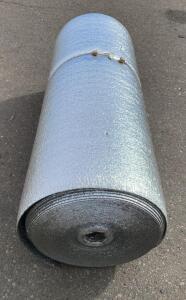 Reflective Insulation Roll 48"x100' Double-Sided Polyethylene Foam Aluminum, 400 sq ft