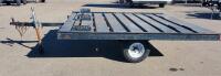 8x10 Steel Flatbed Single Axle Utility Trailer &ndash; Tie-Down Brackets, Manual Jack - 5