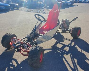 Predator 212cc Off-Road Go-Kart, Custom Frame, Single Seat, Chain Drive, Rear Suspension