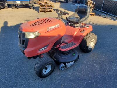 Troy-Bilt Bronco 42" Riding Lawn Mower, Automatic, 19 HP Briggs & Stratton, Serial 1D232B70126