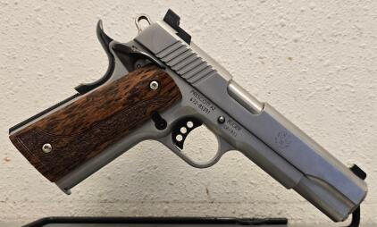 Ruger SR1911 Stainless .45 ACP Pistol w/ Wilson Combat Barrel, Wood Grips, 5" Barrel