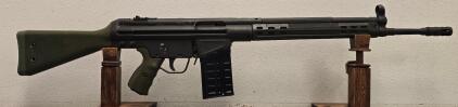 PTR 91 Semi-Automatic Rifle, .308 Caliber, 18" Barrel, Green Polymer Furniture, Serial GI24176