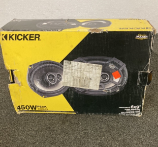 Kicker 450W 3-Way Speakers 6 x 9"