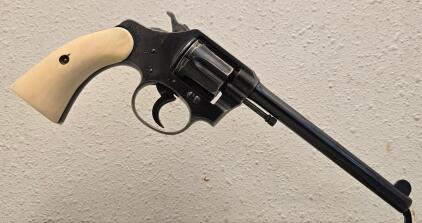 Colt Police Positive .32 Revolver, 6" Barrel, Serial #193275, Ivory Grips