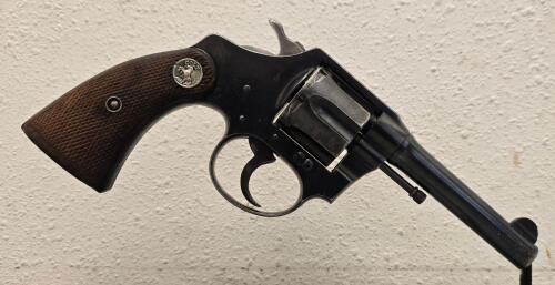 Colt Police Positive .38 Revolver, Serial #334756, 4" Barrel, Blued Finish