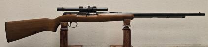 Remington 550-1 Semi-Auto .22 S/L/LR Rifle, 24&rdquo; Barrel, Tube Magazine, Scope, Wood Stock