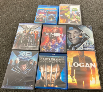 X-Men Movies and Assorted Family Movies