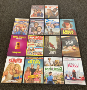 Assortment Of Comedy Movies