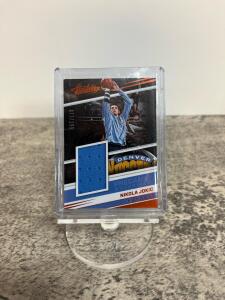 2017-18 Panini Absolute Memorabilia Nikola Jokic Game-Worn Jersey Card #017/199 Nuggets NBA