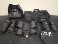 Hatch Riot Gear Full Set &ndash; Body Armor, Arm & Shin Guards, Thigh/Groin Protection, Bags Included. ( shelf I)