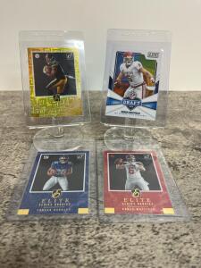 Baker Mayfield & Saquon Barkley 2018 Rookie NFL Trading Cards - Score, Donruss, Elite Series, Holo Parallels