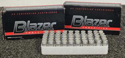 Blazer .40 S&W 180 GR FMJ Ammunition, 100 Rounds