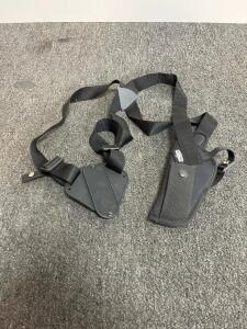 Uncle Mike's Black Nylon Shoulder Holster, Sidekick Model, Fits Medium & Large Handguns