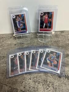 2021-22 Panini NBA Hoops Rookie Cards &ndash; Davion Mitchell, Jalen Green, Scottie Barnes, Evan Mobley, Jonathan Kuminga
