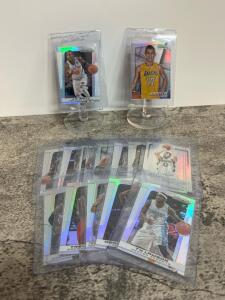 Panini Prizm NBA Silver Prizm Parallel Cards Featuring Jeremy Lin, J.R. Smith, Ty Lawson, Kevin Love