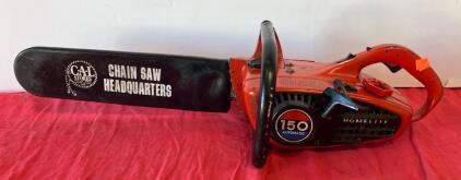 Homelite 150 Automatic Chainsaw, 16" Bar, Vintage Gas 43cc, Serial US AUTO 5648836 (G)