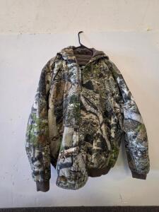 Mossy Oak Style 28274 XL Hooded Camouflage Jacket with Insulation (Shelf A)