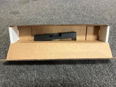 Bishop Defense Glock 43 9mm Optics-Ready Slide, Black, 17-4 Stainless, For Micro Red Dot