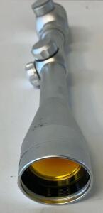 NcSTAR 3-9x40E Rifle Scope, Silver Finish, P4 Sniper Reticle, Illuminated, 1" Tube