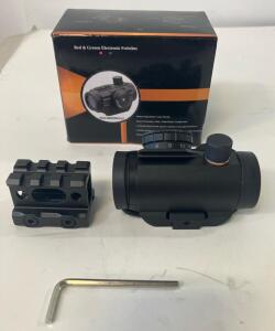 Theta Optics HD22M1AJ Red Dot Sight, 2 MOA, Red & Green Reticle, Full Metal