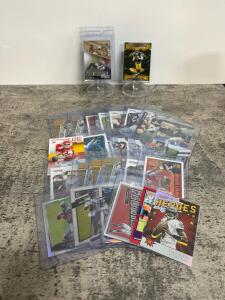 Football Trading Card Collection: Lamar Jackson, Patrick Mahomes II, Aaron Rodgers, Joe Montana, Jimmy Garoppolo
