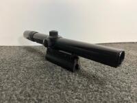 Bushnell 4X Custom .22 Rifle Scope, Rimfire, Weaver Mount, Gloss Black, Made in USA - 3