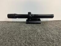 Bushnell 4X Custom .22 Rifle Scope, Rimfire, Weaver Mount, Gloss Black, Made in USA - 4