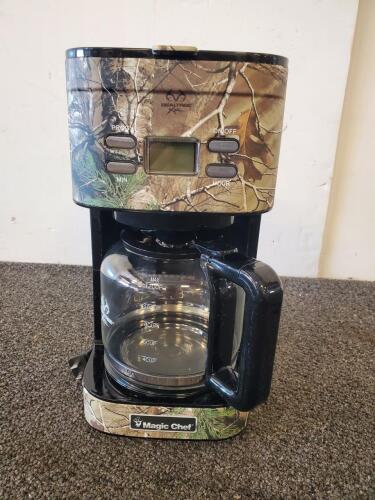 Magic Chef MCL12CMRT 12-Cup Programmable Drip Coffee Maker with Realtree Xtra Camo Pattern (FL-A) Tested